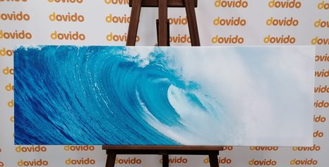 WANDBILD MEERESWELLE - BILDER VON NATUR UND LANDSCHAFT - BILDER