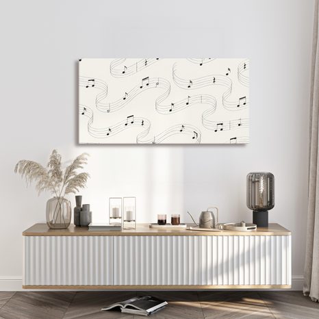 WANDBILD MELODIE IN BEWEGUNG - MUSIKBILDER - BILDER