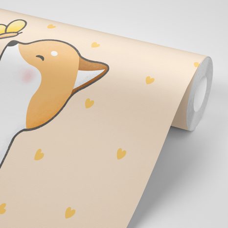 TAPETA ZVĚDAVÁ LIŠTIČKA - DĚTSKÉ TAPETY - TAPETY