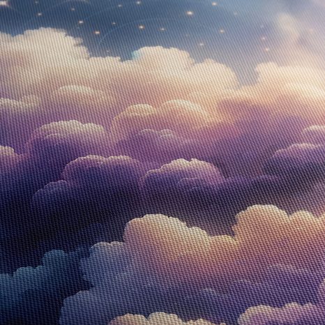 WANDBILD TRAUMHAFTE WOLKEN - BILDER VON SONNENAUFGANG UND SONNENUNTERGANG - BILDER