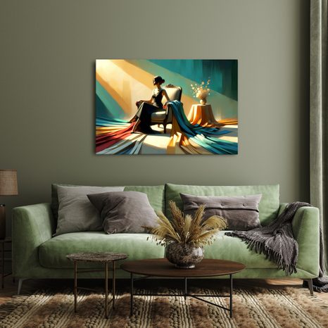 OBRAZ ELEGANCE V ZÁŘI SVĚTLA - OBRAZY ŽENY - OBRAZY