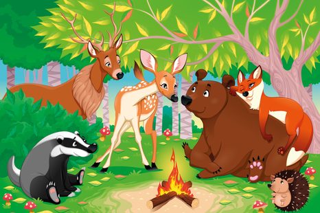 TAPETA MEDVĚD A JEHO PŘÁTELÉ - TAPETY - TOTÁLNÍ VÝPRODEJ 🔥