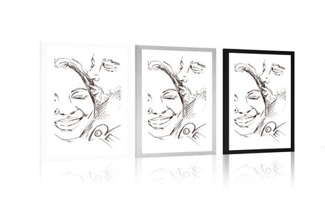 PLAKÁT S PASPARTOU KOUZLO LÁSKY - MOTIVY Z NAŠÍ DÍLNY - PLAKÁTY