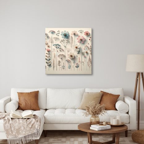 OBRAZ LUČNÍ KVÍTKA V ROMANTICKÉM STYLU - OBRAZY KVĚTŮ - OBRAZY