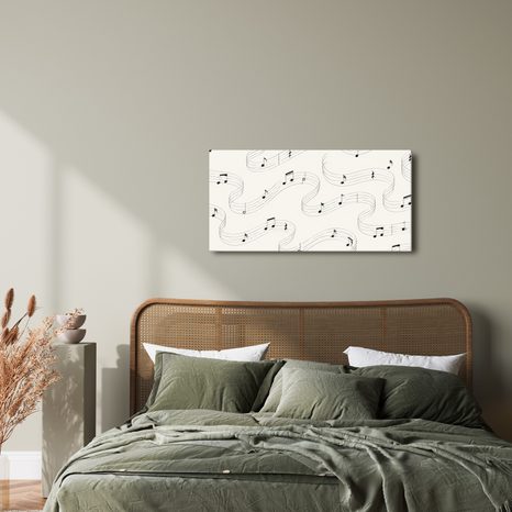 WANDBILD MELODIE IN BEWEGUNG - MUSIKBILDER - BILDER