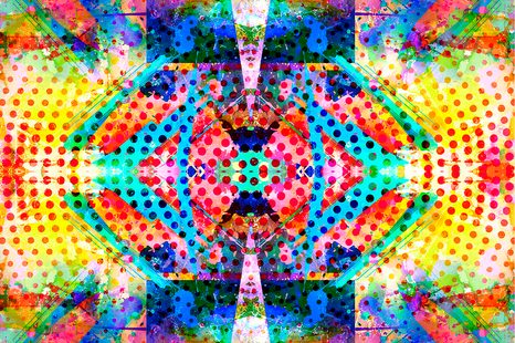 TAPETA MODERNÍ GRAFICKÉ UMĚNÍ - ABSTRAKTNÍ TAPETY - TAPETY