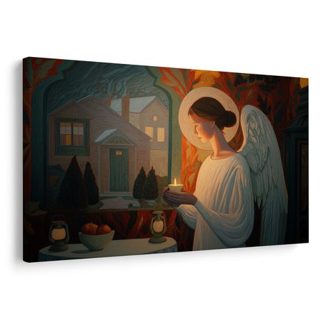 OBRAZ VÁNOČNÍ ANDĚLÍČEK - VÁNOČNÍ A ZIMNÍ OBRAZY - OBRAZY