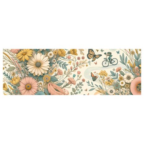 OBRAZ BICYKEL A MOTÝLE NA LÚKE - OBRAZY POLIA A LÚKY - OBRAZY