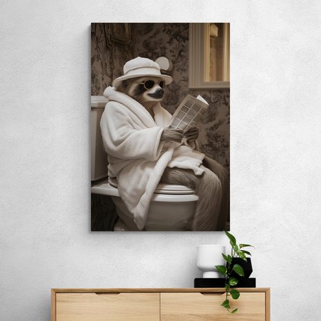 KÉP LAJHÁR ÚJSÁGGAL A WC-N - ÁLLATMINTÁS KÉPEK - KÉPEK