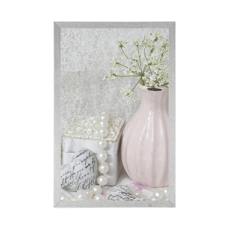 POSTER – NATURA MORTA SHABBY CHIC DI LUSSO - VINTAGE E RETRÒ - POSTER