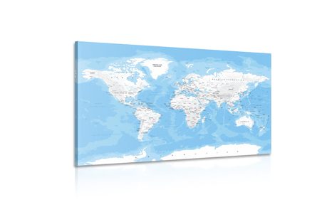 TABLOU HARTA LUMII ELEGANTĂ - TABLOURI CU HĂRȚI - TABLOURI