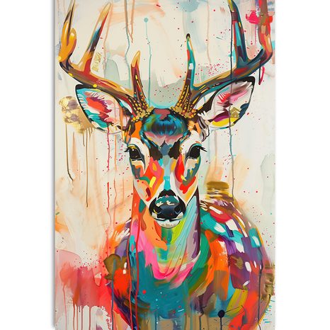 TABLOU CĂPRIOARĂ CU IMITAȚIA PICTURII - TABLOURI CU CERBI - TABLOURI