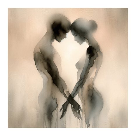 WANDBILD MOMENT, DER EWIG BLEIBT - BILDER MIT LIEBESMOTIVEN - BILDER