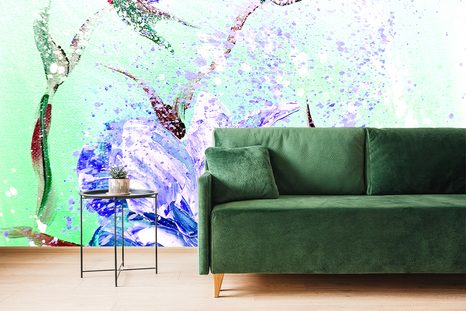 SAMOLEPÍCÍ TAPETA MALOVANÉ PIVOŇKY - SAMOLEPÍCÍ TAPETY - TAPETY