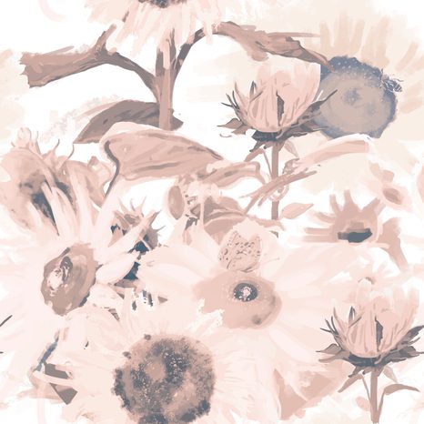 ΑΥΤΟΚΌΛΛΗΤΗ ΤΑΠΕΤΣΑΡΊΑ ΗΛΊΑΝΘΟΙ ΜΕ VINTAGE ΠΙΝΕΛΙΆ - ΑΥΤΟΚΌΛΛΗΤΕΣ ΤΑΠΕΤΣΑΡΊΕΣ - ΤΑΠΕΤΣΑΡΊΕΣ