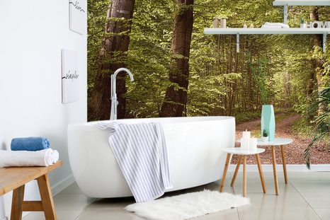 CARTA DA PARATI – BOSCO VERDE - CARTA DA PARATI NATURA - CARTA DA PARATI