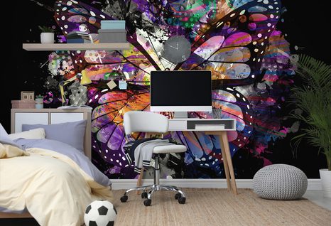 SAMOLEPÍCÍ TAPETA NEOBYČEJNÝ MOTÝL - SAMOLEPÍCÍ TAPETY - TAPETY