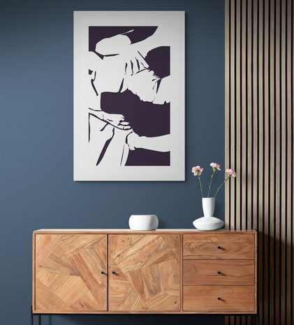 PLAKÁT S PASPARTOU TOUHA PO LÁSCE - MOTIVY Z NAŠÍ DÍLNY - PLAKÁTY