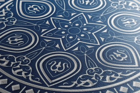 OBRAZ JEMNÁ ETNICKÁ MANDALA - OBRAZY FENG SHUI - OBRAZY