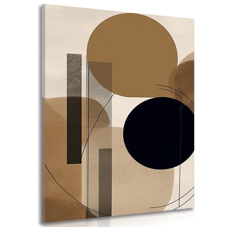 CANVAS PRINT ABSTRACT SHAPES NO6 - PICTURES OF ABSTRACT SHAPES - PICTURES