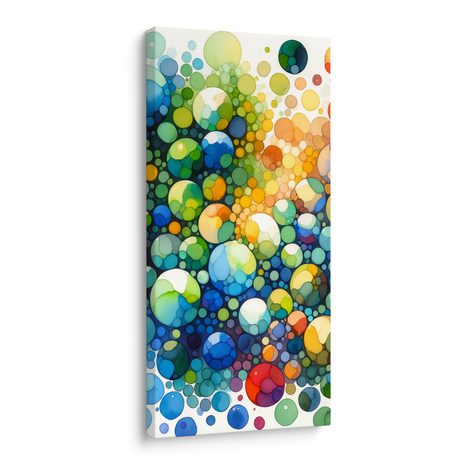 WANDBILD FARBIGE FANTASIEN - WANDBILDER ABSTRAKTE FORMEN - BILDER