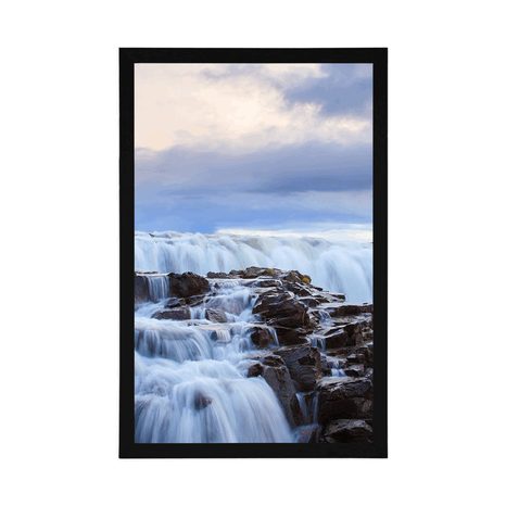 POSTER WASSERFÄLLE IN ISLAND - NATUR - POSTER