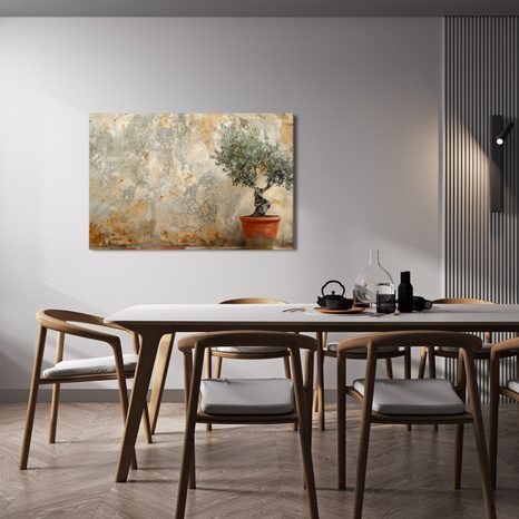 SLIKA SOBNA MASLINA UZ ZID - SLIKE MRTVE PRIRODE - SLIKE