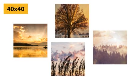 SET OBRAZŮ PŘÍRODNÍ KRÁSY - SESTAVY OBRAZŮ - OBRAZY