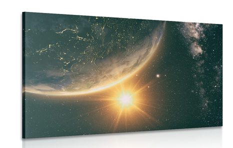 CANVAS PRINT VIEW FROM SPACE