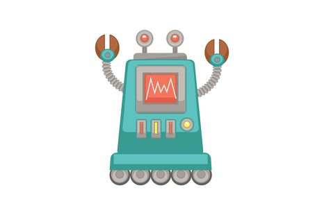 QUADRO SU TELA – PER PICCOLI AMANTI DEI ROBOT - QUADRI PER BAMBINI - STAMPE E QUADRI