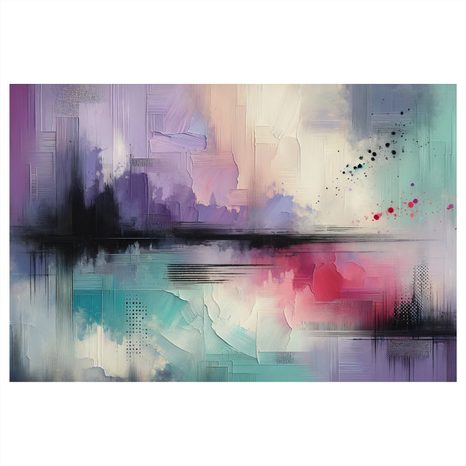 OBRAZ ABSTRAKTNÍ HARMONICKÁ PALETA BAREV - ABSTRAKTNÍ OBRAZY - OBRAZY