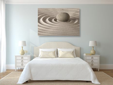 STAMPA SU TELA – PIETRA RILASSANTE - QUADRI FENG SHUI - STAMPE E QUADRI