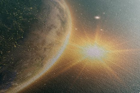 OBRAZ POHLED NA SLUNCE Z VESMÍRU - OBRAZY VESMÍRU A HVĚZD - OBRAZY