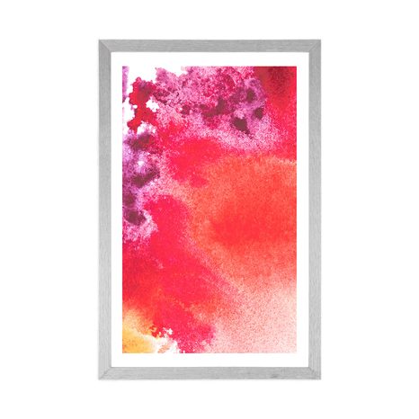 PLAKAT S PASPARTUOM APSTRAKTNO SLIKANJE - APSTRAKTNI I S UZORKOM - PLAKATI