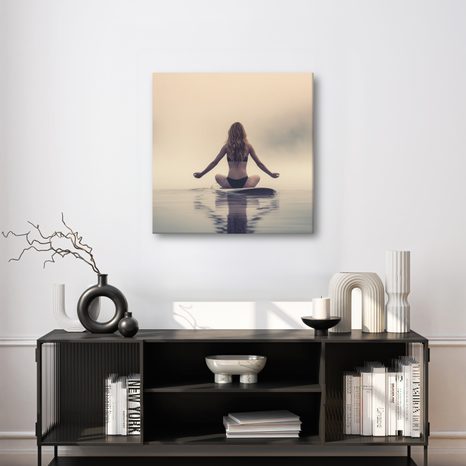 OBRAZ KLIDNÁ RÁNA NA JEZEŘE - OBRAZY ŽENY - OBRAZY