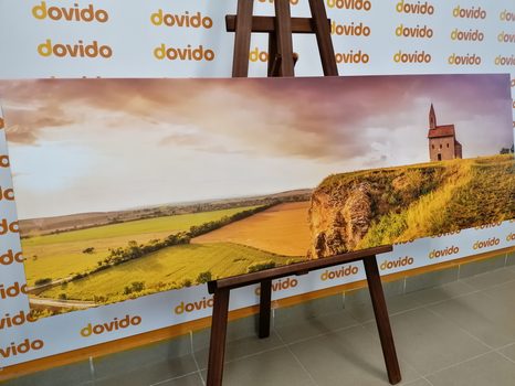 OBRAZ STARÝ KOSTEL V NITŘE - OBRAZY PŘÍRODY A KRAJINY - OBRAZY