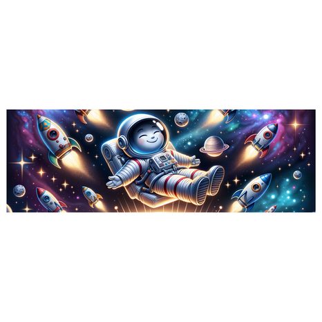 QUADRO SU TELA – GALASSIA VISTA CON GLI OCCHI DI UN BAMBINO - QUADRI SPAZIALI PER BAMBINI - STAMPE E QUADRI