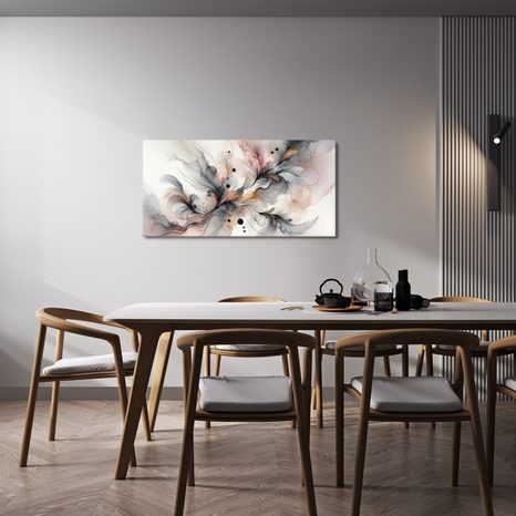 OBRAZ KVĚTINOVÉ LINIE V MLZE - PICTURES OF ABSTRACT SHAPES - PICTURES