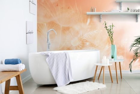 TAPÉTA PITYPANG A NAPKELTÉBEN PEACH FUZZ - TAPÉTÁK MEZŐK ÉS RÉTEK - TAPÉTÁK