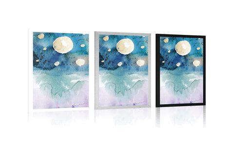 PLAKAT NOČNO NEBO - VESOLJE IN ZVEZDE - PLAKATI