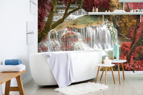 SAMOLEPÍCÍ FOTOTAPETA LESNÍ VODOPÁD - SAMOLEPÍCÍ TAPETY - TAPETY