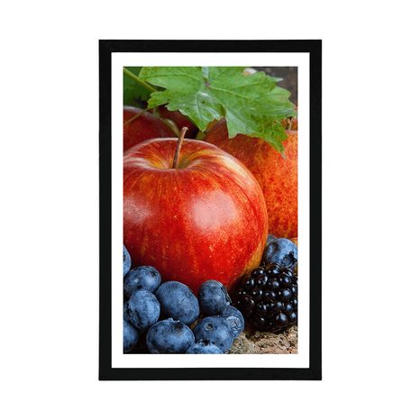 POSTER WITH MOUNT AUTUMN HARVEST - WITH A KITCHEN MOTIF - POSTERS