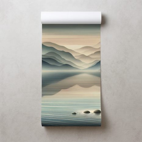 TAPETA MLŽNÉ HORSKÉ PANORAMA - TAPETY HORY - TAPETY