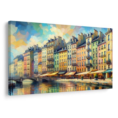 OBRAZ MĚSTSKÁ SCENÉRIE - OBRAZY MĚSTA - OBRAZY