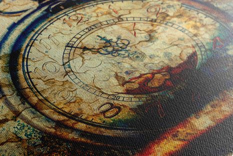 STAMPA SU TELA – OROLOGI ANTICHI - QUADRI VINTAGE E RETRÒ - STAMPE E QUADRI