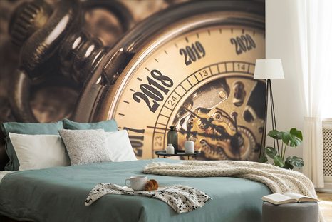 FOTOTAPETA VINTAGE KAPESNÍ HODINKY - VINTAGE A RETRO TAPETY - TAPETY