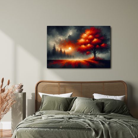 SLIKA DRVO ŽIVOTA U MAGLI - SLIKE STABLA ŽIVOTA - SLIKE