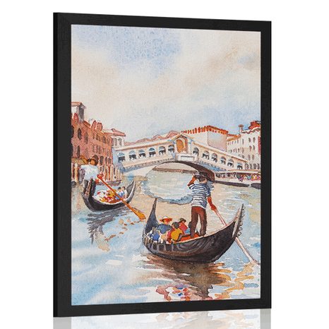 POSTER VENETIAN GONDOLA - CITIES - POSTERS