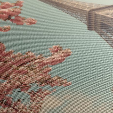 OBRAZ JARNÍ PAŘÍŽ S EIFFELOVKOU - OBRAZY PAŘÍŽ - OBRAZY