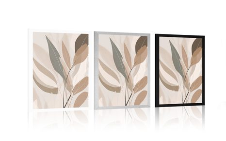 POSZTER ABSZTRAKT BOTANIKUS ALAKZATOK NO2 - ABSZTRAKT ALAKZATOK - POSZTEREK